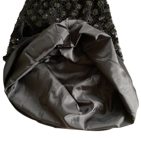 St Anthony Sacari Midi Crochet Sequin Overlay Fringe Skirt - Picture 5 of 13